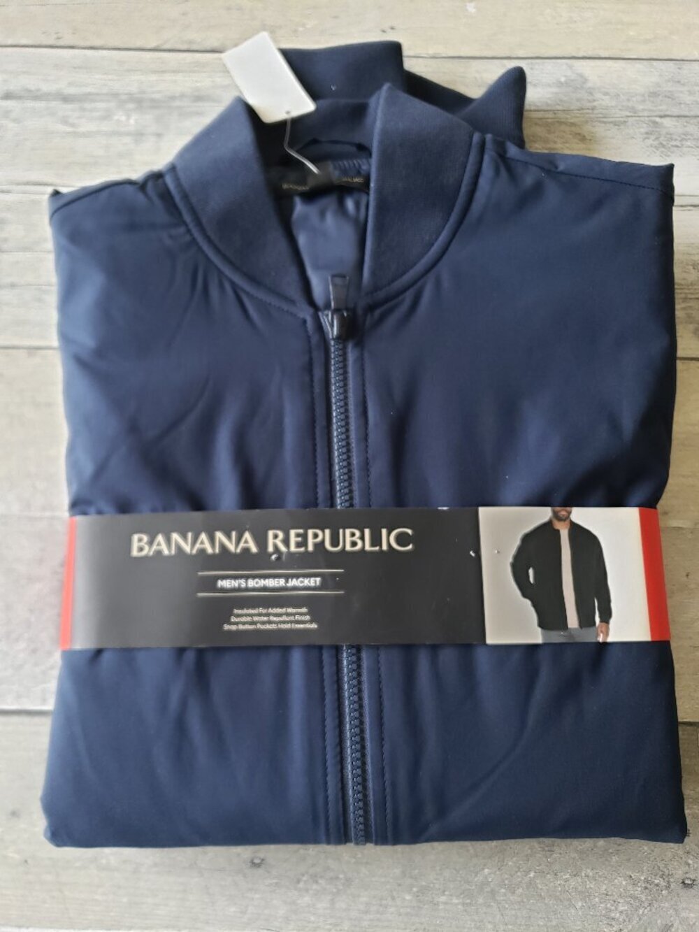 Banana Republic Navy Blue Men’s Bomber Jacket – Size  M